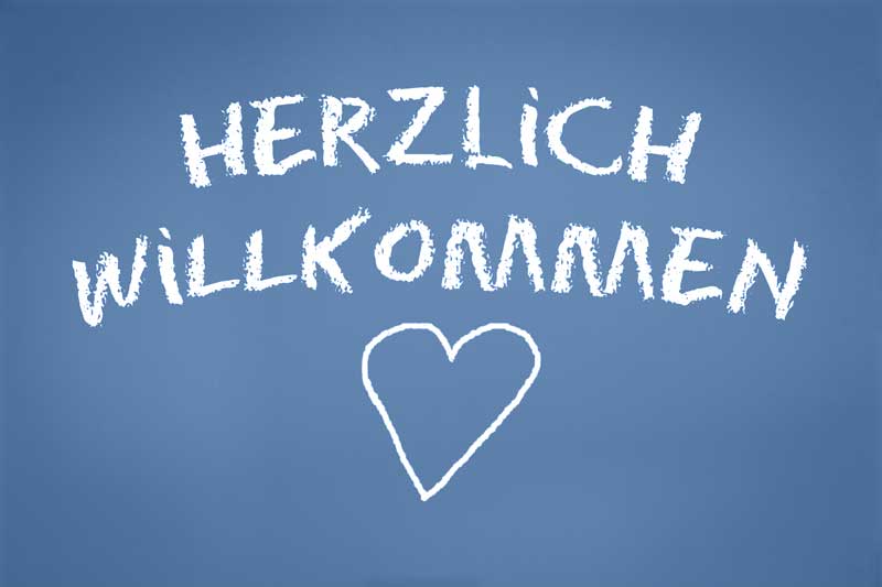 willkommen Herzlich Willkommen